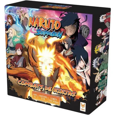 Image de NARUTO SHIPPUDEN - COMBATS DE NINJA - Jeu de société - TOPI GAMES - 2 a 6 joueurs - Des 7 ans