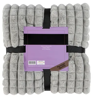 Produktbild von Decke Spa Essence 125 Silber 150x200 cm – Weich & Kuschelig