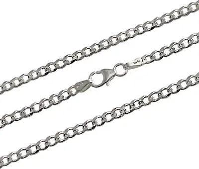 Produktbild von Niklarson Panzerkette 3mm x60cm Sterling Silber 925 Kette Silberkette 13530-60