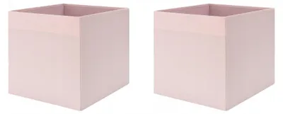 Produktbild von IKEA DRÖNA Aufbewahrungsbox Hellrosa 33x38x33 cm 2er-Set