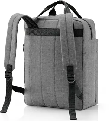 Produktbild von reisenthel allday backpack M, Rucksack, Freizeitrucksack, Tasche Handgepäck, Twist Silver, 15 L, EJ7052