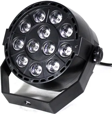 Produktbild von DMX512 RGB LED Par Scheinwerfer - Bühnenbeleuchtung - Stroboskopeffekt - Mit Fernbedienung - Party und Disco Licht - 220V DC