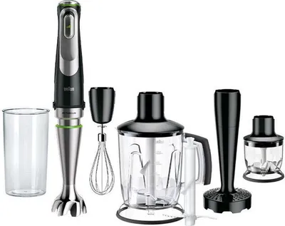 Obrázek produktu pro Braun | Ruční mixér | MQ9147X MultiQuick 9 | Ruční mixér | 1200 W | Počet rychlostí Variabilní rychlost | Černá/nerezová ocel