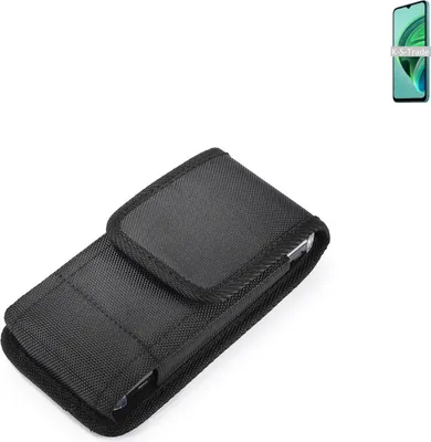 Produktbild von Holster Gürteltasche kompatibel mit Xiaomi Redmi Note 11E 5G Holster Gürtel Tasche wasserabweisend Handy Hülle Schutz Hülle Outdoor schwarz
