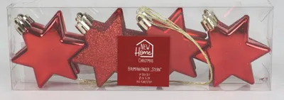 Image de Pendentif d'arbre de Noël ÉTOILE 8 décorations d'arbre Étoiles à accrocher Noël