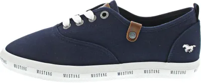 Produktbild von Mustang Damen Sneaker 26M0062001 Marineblau Größe 41, gepolsterte Decksohle und flexible Laufsohle