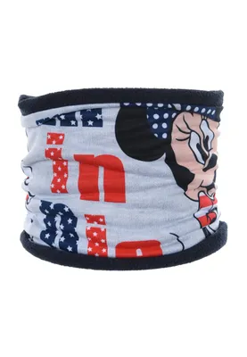 Produktbild von Minnie Mouse Kinder Mädchen Fleece Schlauchschal Winter-Schal , Farbe:Grau