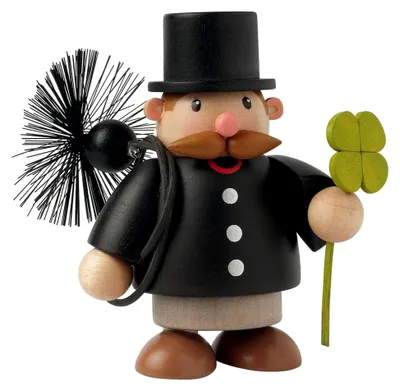 Produktbild von Räuchermännchen Schornsteinfeger Mini, 10 cm