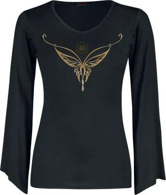 Produktbild von Der Herr der Ringe Langarmshirt Damen Elven schwarz M