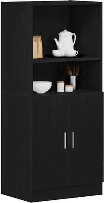 Produktbild von "im Angebot" Küchenschrank Schwarz 57x41,5x131,5 cm Holzwerkstoff - Küchenschränke CC24524