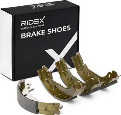 Produktbild von RIDEX Bremsbackensatz Trommelbremse Hinten passend für PEUGEOT 306 Schrägheck (7A, 7C, N3, N5) 70B0036
