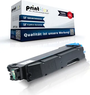 Produktbild von Kompatible Tonerkartusche für Kyocera ECOSYS P 7240 cdn TK 5290 TK5290 TK 5290K 1T02TXCNL0 TK-5290K Cyan Blau - Office Plus Serie