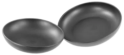 Zdjęcie produktu dla CreaTable, 24061, Uno Black, miski do serwowania 2 szt, kamionka