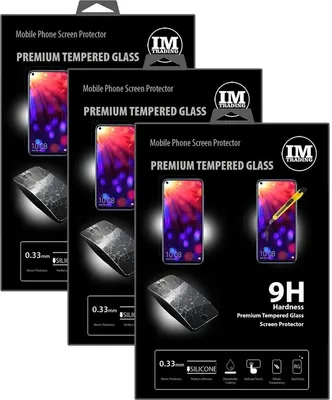 Immagine prodotto di 3 x 9H vetro protettivo 9H compatibile con HONOR VIEW 20 protezione dello schermo su misura