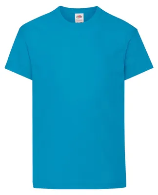 Image de Fruit of the Loom - T-shirt « Original » pour enfants LT2039 (104) (bleu azur)