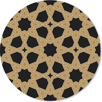 Produktbild von MuchoWow® Mauspad Mousepad Geometrisch - Muster - Arabisch 20x20 cm - Mousepads - Maus Mat - Pad - Mausunterlage - Schreibtischmatte