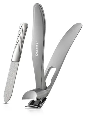 Produktbild von Ergonomischer Nagelknipser für dicke Seniorennägel mit Metall-Nagelfeile