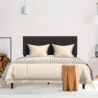 Obrázek produktu pro Kovový rám postele - Rám postele - Postel - Jednolůžko - Postel - Čalouněná čelo postele - 140x200 cm