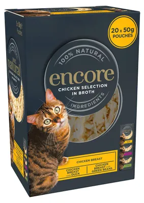 Productafbeelding van Nog meer 100% natuurlijk premium natvoer voor katten, kippenselectie, multipack