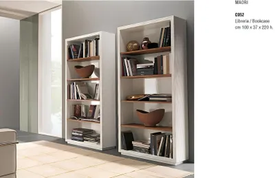 Produktbild von Bücherregal Wohnwand Handarbeit Holz Möbel Regale Wandregal Regal Bücherschrank