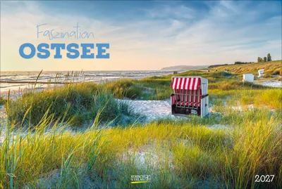 Produktbild von Wandkalender Faszination Ostsee 2027 mit Panorama-Fotografien und neutralem Kalendarium