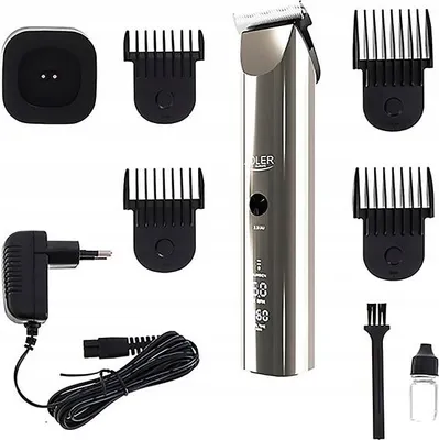 Immagine prodotto di Tagliacapelli professionale a batteria AD2834 LED - nero/grigio