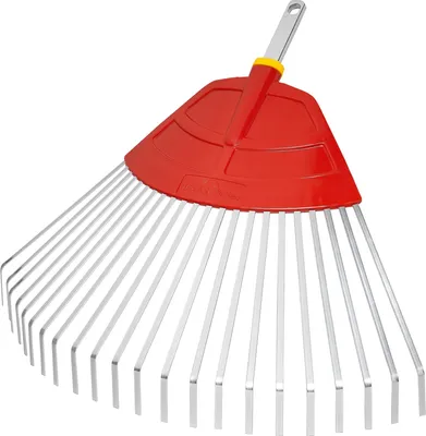 Obrázek produktu pro WOLF-Garten UF-M, Zahradní hrábě, Červená, Stříbrná, Ocel, 1 kusů, 500 mm