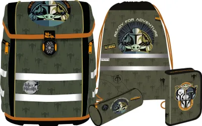 Produktbild von McNeill McNeill Disney Schulranzen-Set TENERIS 4tlg. - STAR WARS-MANDALORIAN