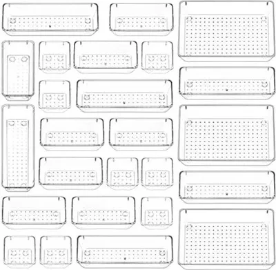 Immagine prodotto di Sistema di stoccaggio in plastica con 4 contenitori trasparenti in plastica