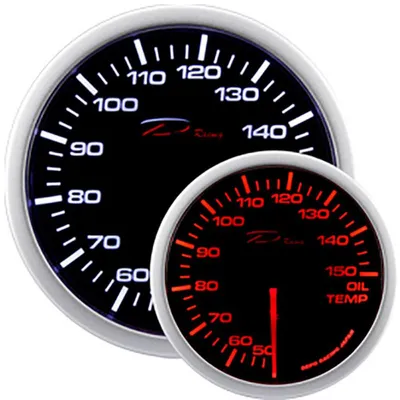 Productafbeelding van Depo Racing WA-serie instrument - Olietemperatuur 50-150°C - 52mm, antraciet