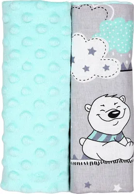 Produktbild von TupTam Kinder Auto Gurtschutz Gurtschoner 2er Pack, Farbe: Bärchen / Mint
