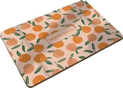 Image de Floral Series Tapis de bain en diatomite, antidérapant, super absorbant, séchage rapide Tapis de bain en diatomite, 40 X 60 cm,Couleur 3