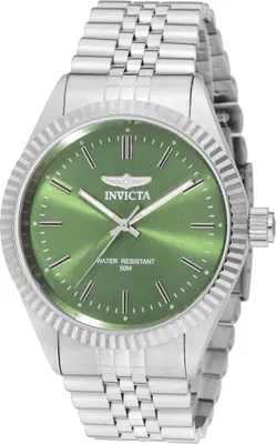 Immagine prodotto di Invicta Specialty 49313 Orologio da Uomo - Movimento al Quarzo - Acciaio Inossidabile con Quadrante Verde - 43 mm