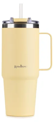 Isolierbecher 870 ml Edelstahl, hält 11 h kalt, 7 h warm, auslaufsicher