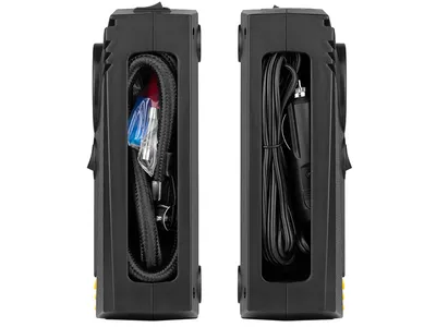 Image de compresseur de voiture 12 V avec affichage numérique et lampe