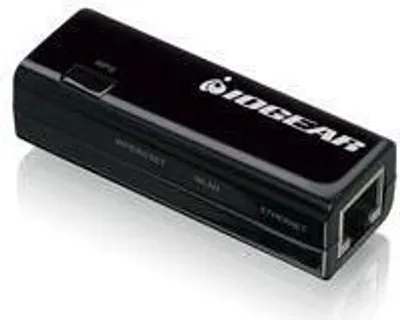 Zdjęcie produktu dla iogear GWU637, Bezprzewodowy, Micro-USB, Ethernet, Wi-Fi 4 (802.11n), 300 Mbit/s, Czarny