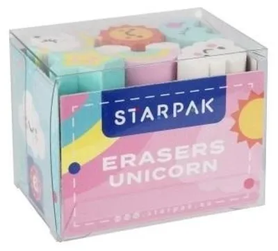 Immagine prodotto di Gomme da cancellare Unicorni, 6 pezzi