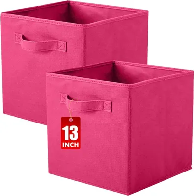 Image de Omgoods - Coffret de 2 boîtes de rangement pour vêtements et jouets