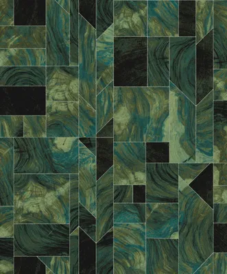 Zdjęcie produktu dla Khroma by Masureel Tapeta marmur zielonym - 630833 - 53 cm x 10.05 m