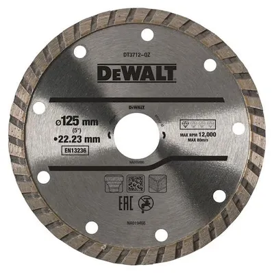 Image de Disque turbo béton Ø125x22,2mm DEWALT DT3712-QZ