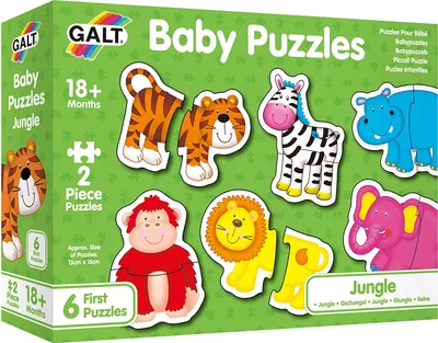 Produktbild von Galt 26434 - Baby Puzzle, Dschungeltiere