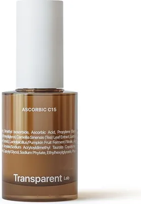 Zdjęcie produktu dla Transparent Lab Ascorbic C15 30 ml - rozświetlające serum przeciwstarzeniowe