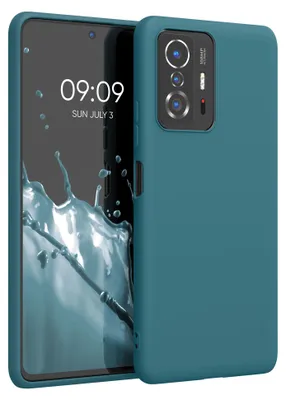 Produktbild von kwmobile Handyhülle für Xiaomi 11T / 11T Pro Hülle - TPU Case - Kabelloses Laden - Schutzhülle Cover in Petrol matt