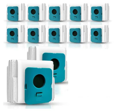 Produktbild von 12er-Pack Staubbeutel für Samsung Bespoke Jet VCA-ADB95, VS20A95923W, Staubsauger-Ersatzbeutel, Staubsaugerbeutel, Staubsauger-Zubehör