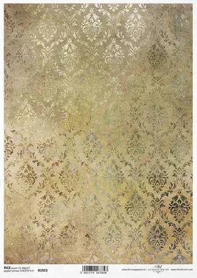 Immagine prodotto di ITD carta di riso decoupage tecnica artigianale tovagliolo di carta, R1923 damasco