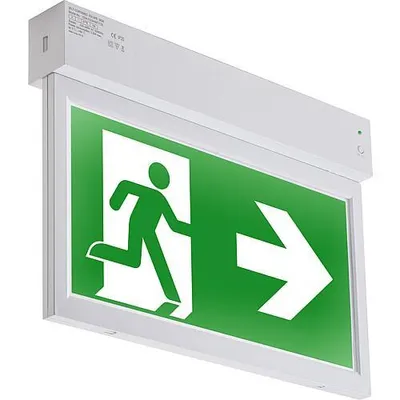 Immagine prodotto di 7TCA091720R0192 LED Fluchtweg-Notbeleuchtung Deckenmontage, Wandmontage (7TCA091720R0192)