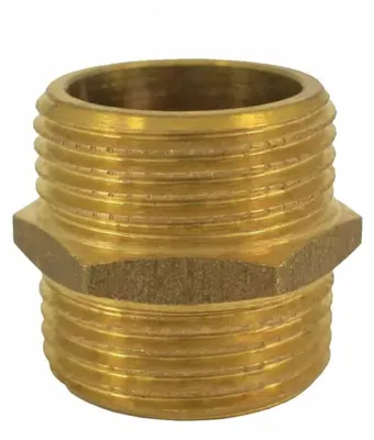Zdjęcie produktu dla Złączka gwintowana mosiężna podwójna 1/2" AG x 1/2" AG