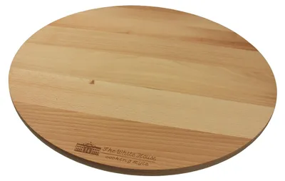 Produktbild von Drehbares Holztablett, 45 cm Durchmesser, rund, für Servierplatten