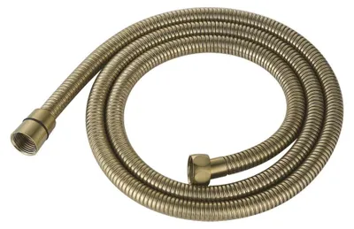 Zdjęcie produktu dla Wąż prysznicowy POWERFLEX z metalu, 150 cm, matowe złoto