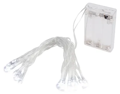 Obrázek produktu pro Linder Exclusiv Vánoční řetěz na baterie 20 LED Studená bílá